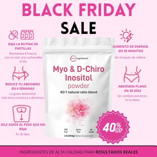 Myo & D-Chiro Inositol™: Equilibrio Hormonal Femenino