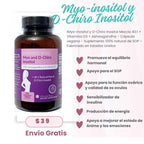Inositol (Myo y D-Chiro) 40:1 con Ashwagandha y Vitamina D, Intimate Rose