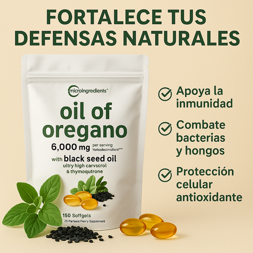 Aceite de oregano - Único en Caracas