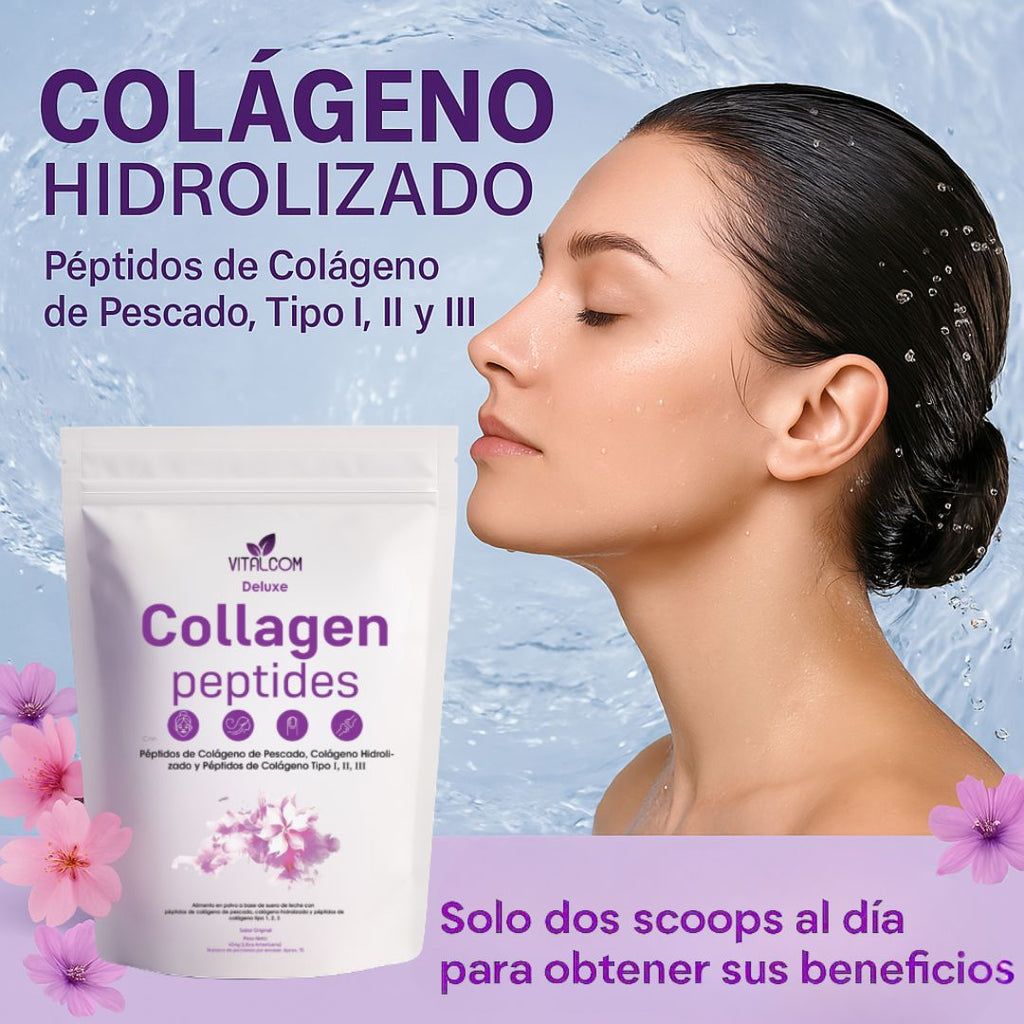 Deluxe Collagen Peptides: Piel Firme y Radiante en Días