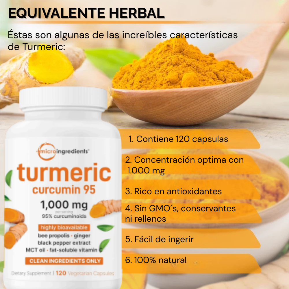 TURMERIC CURCUMIN 95% (Importado)