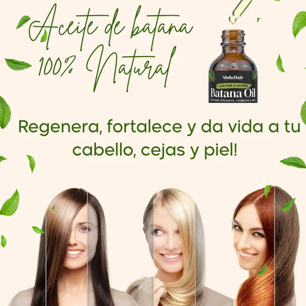 Aceite de batana para el crecimiento del cabello (Importado)