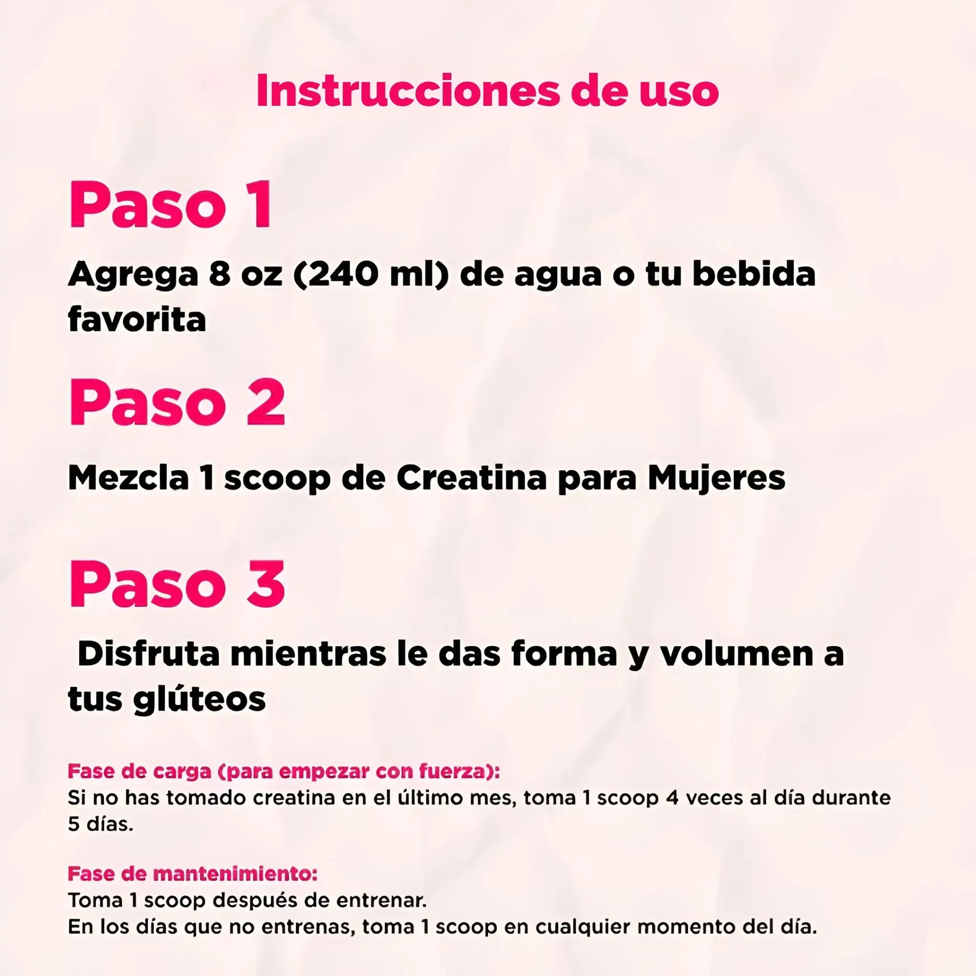 Creatina para mujeres