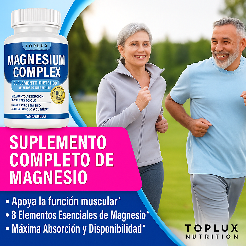 Magnesium Complex 8 formas de magnesio elemental