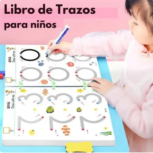 Libro Mágico Reutilizable Educativo para Niños
