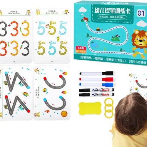 Libro Mágico Reutilizable Educativo para Niños